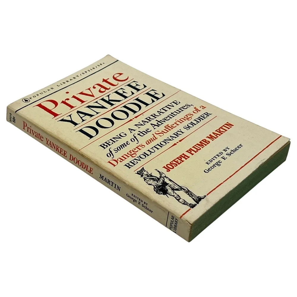 Private Yankee Doodle Joseph Plumb Martin Revolutionary War Popular Library